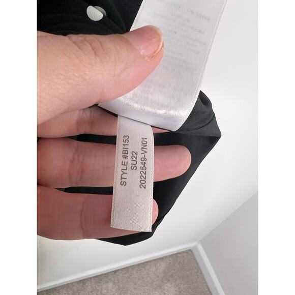 J. Crew Polka Dot Sleeveless Scalloped Cami Tank Top Black/White BI153 Size 4 - Picture 12 of 12